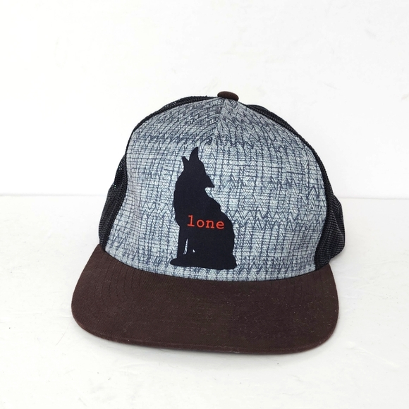 Prana Other - Prana Lone Wolf Journeyman Hat Cap Mesh Trucker Adjustable Snapback Unisex